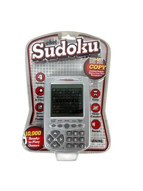 Pocket Sudoku Portable Hand Held Westminster Electronic Video Game 2006 NEW